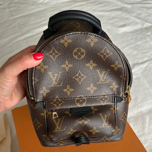 Louis Vuitton Monogram Palm Springs Mini Backpack - Picture 1 of 16